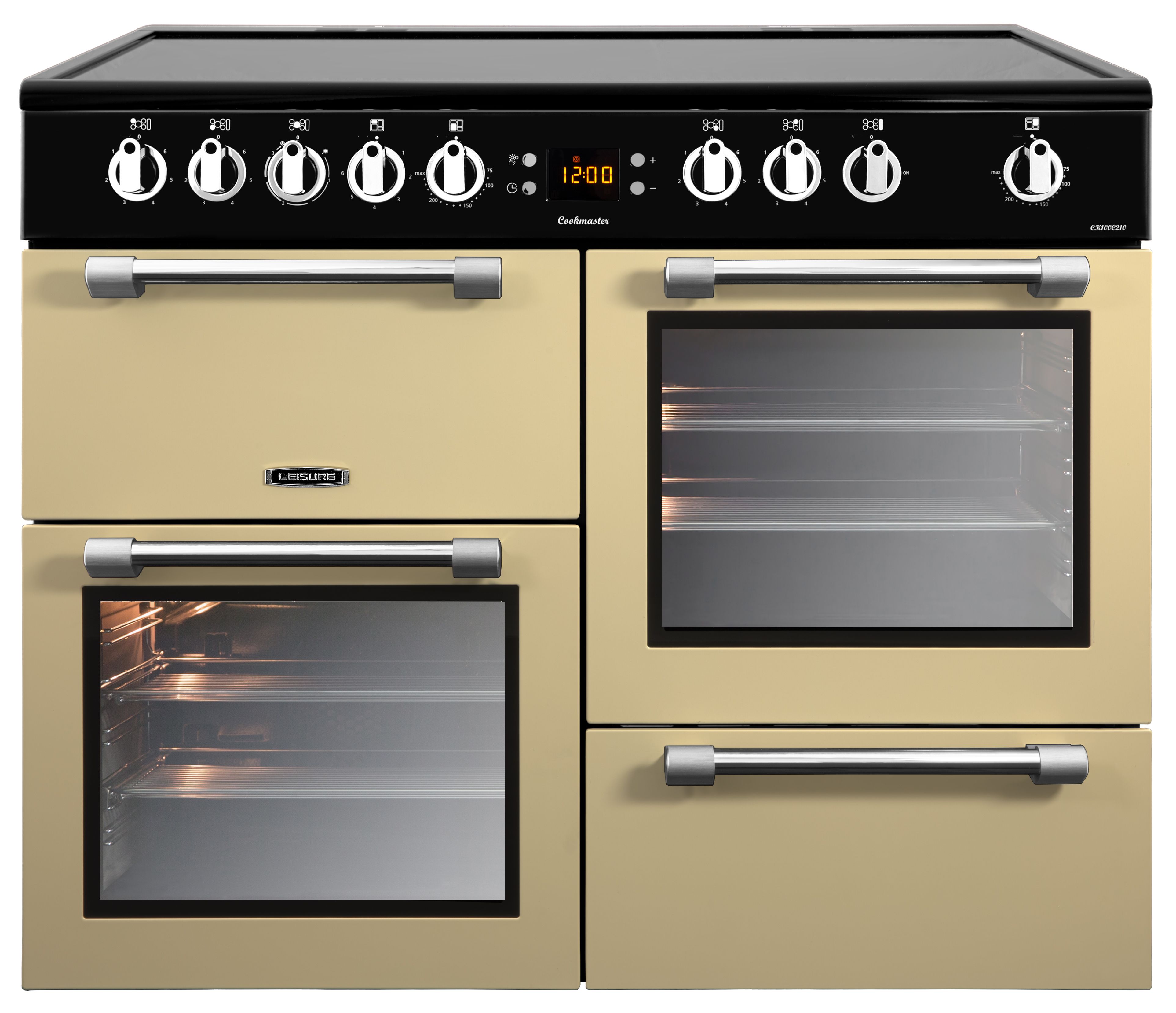 Leisure CK100C210C Freestanding Electric Range Cooker With Electric Hob ...