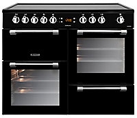 Leisure CK100C210K Freestanding Electric Range cooker with Electric Hob - Black