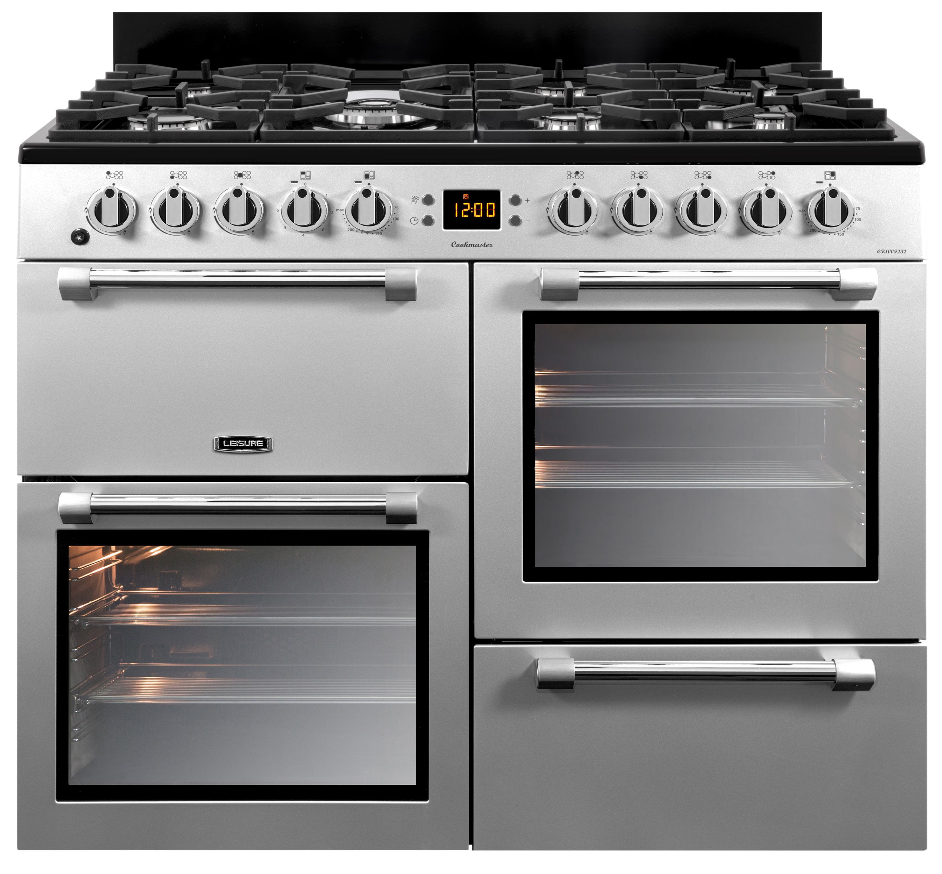 Leisure CK100F232S Freestanding Electric Range Cooker With Gas Hob ...