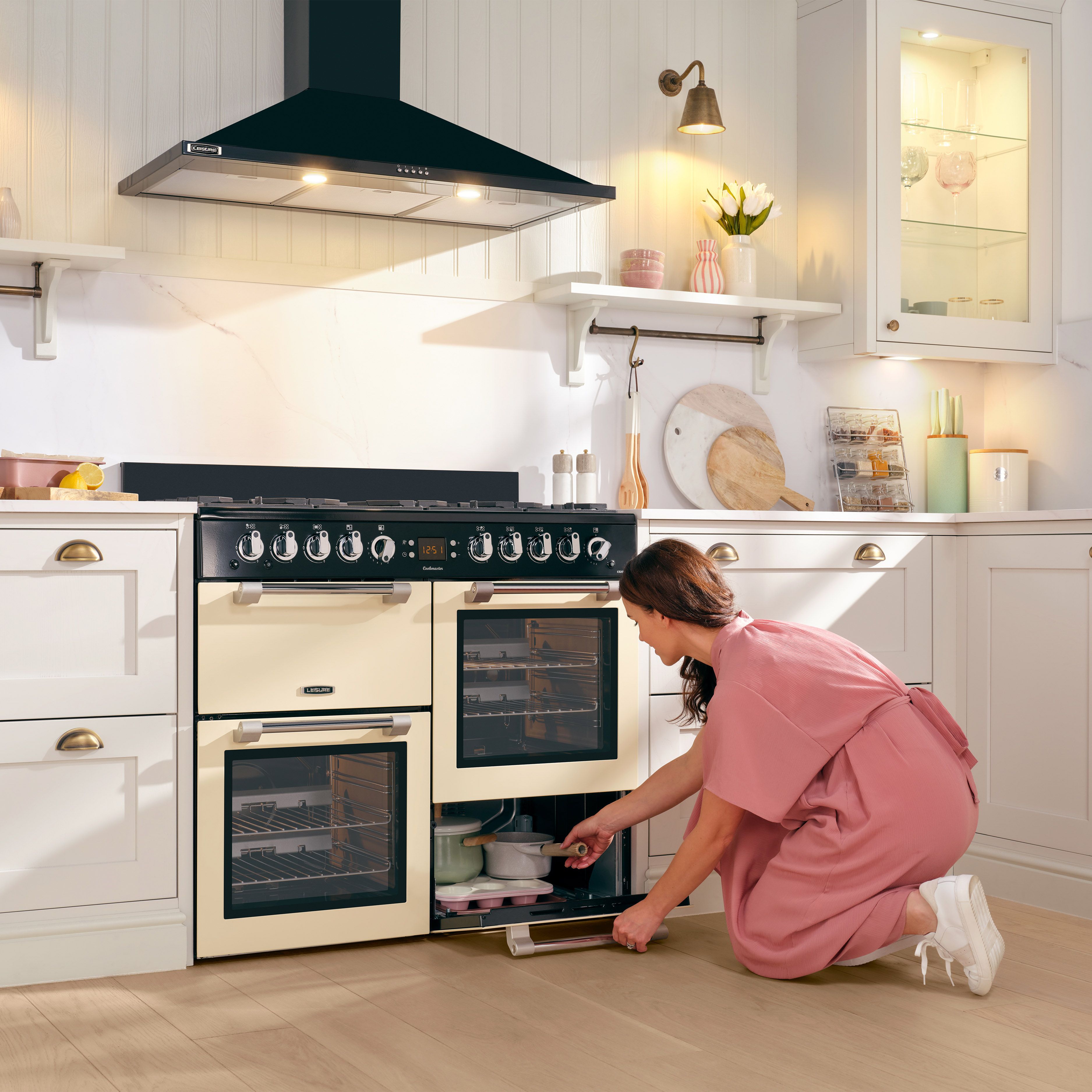 Leisure CK100G232C Freestanding Gas Range cooker with Gas Hob