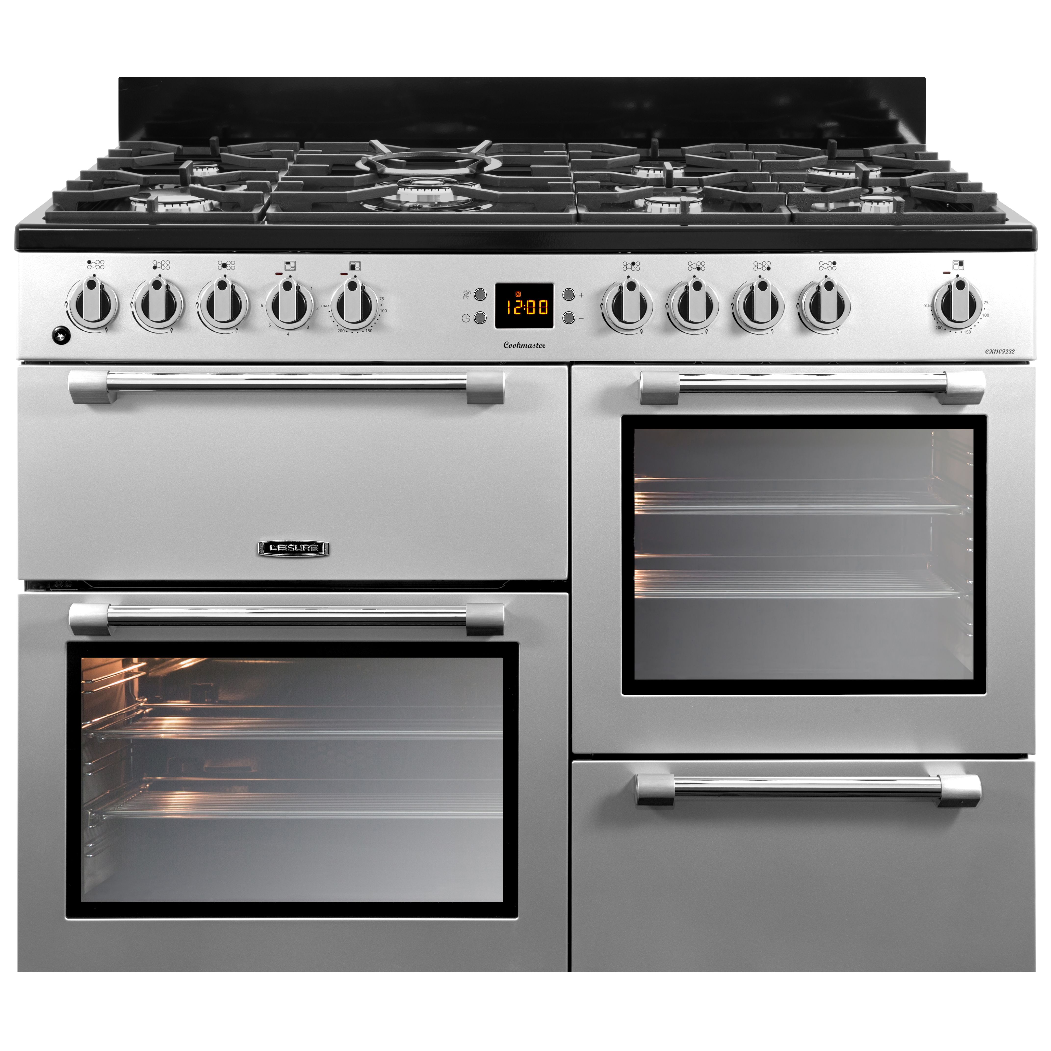 Leisure CK110F232S Dual fuel Range cooker with Gas Hob | DIY at B&Q