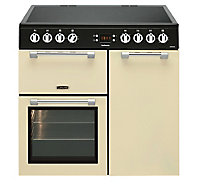 Leisure CK90C230C Freestanding Electric Range cooker with Electric Hob - Cream