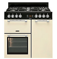 Leisure CK90F232C Freestanding Electric Range cooker with Gas Hob - Cream