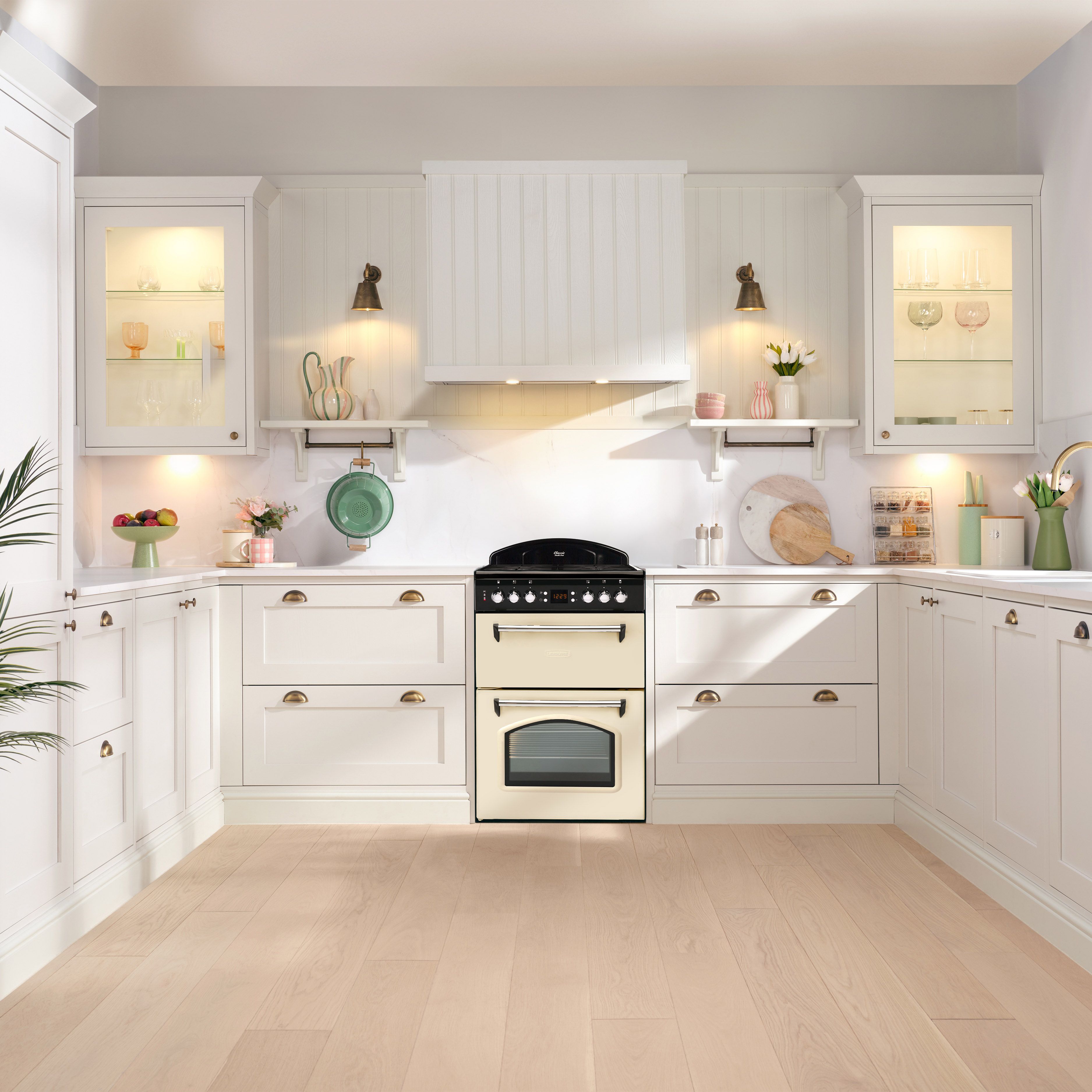 Leisure CLA60GAC Freestanding Gas Range cooker with Gas Hob - Cream