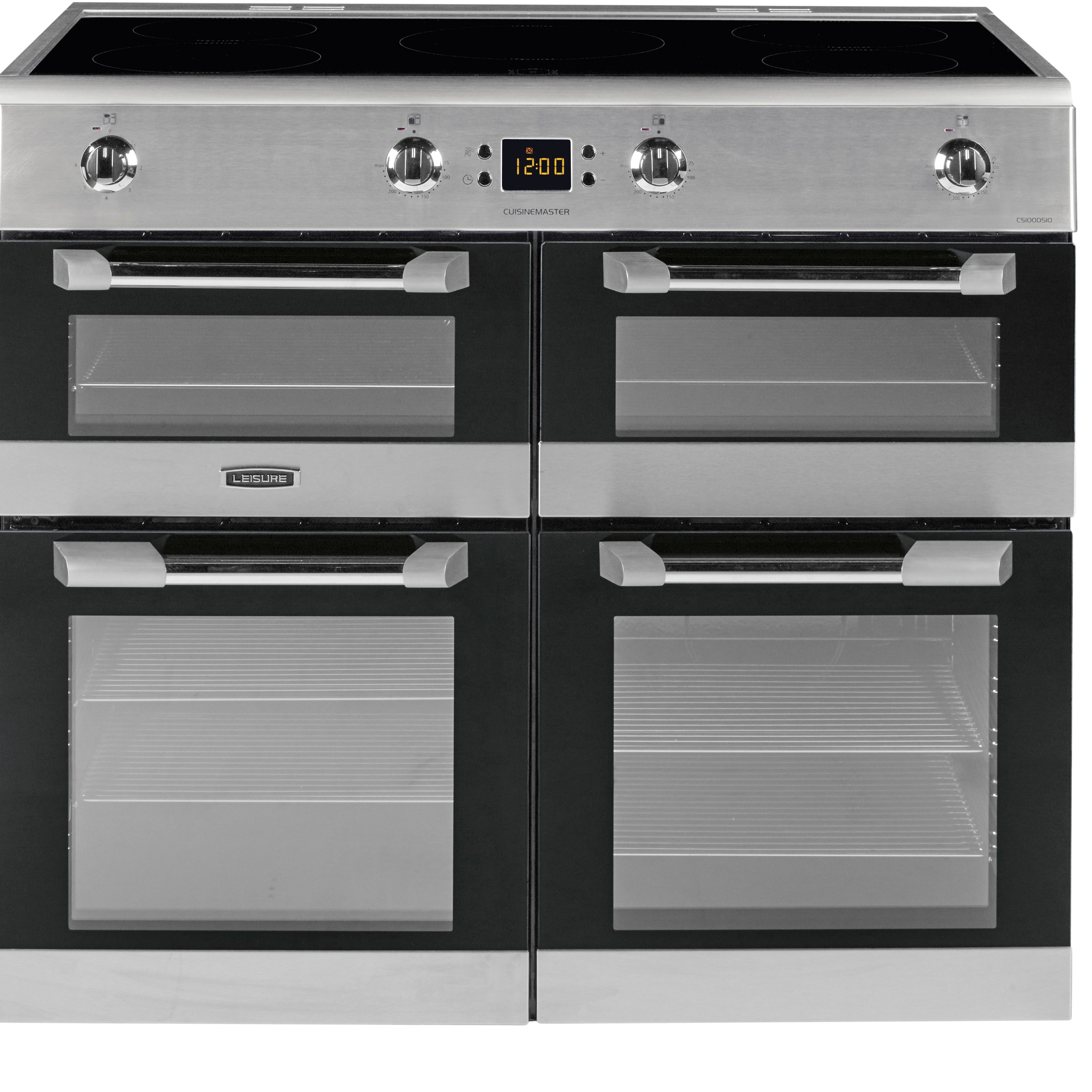 Leisure CS100D510X Freestanding Electric Range cooker with