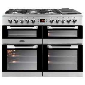 Leisure CS100F520X Freestanding Electric Range cooker with Gas Hob