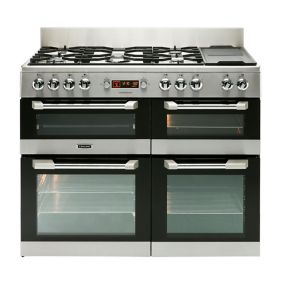 Leisure CS110F722X Freestanding Electric Range cooker with Gas Hob