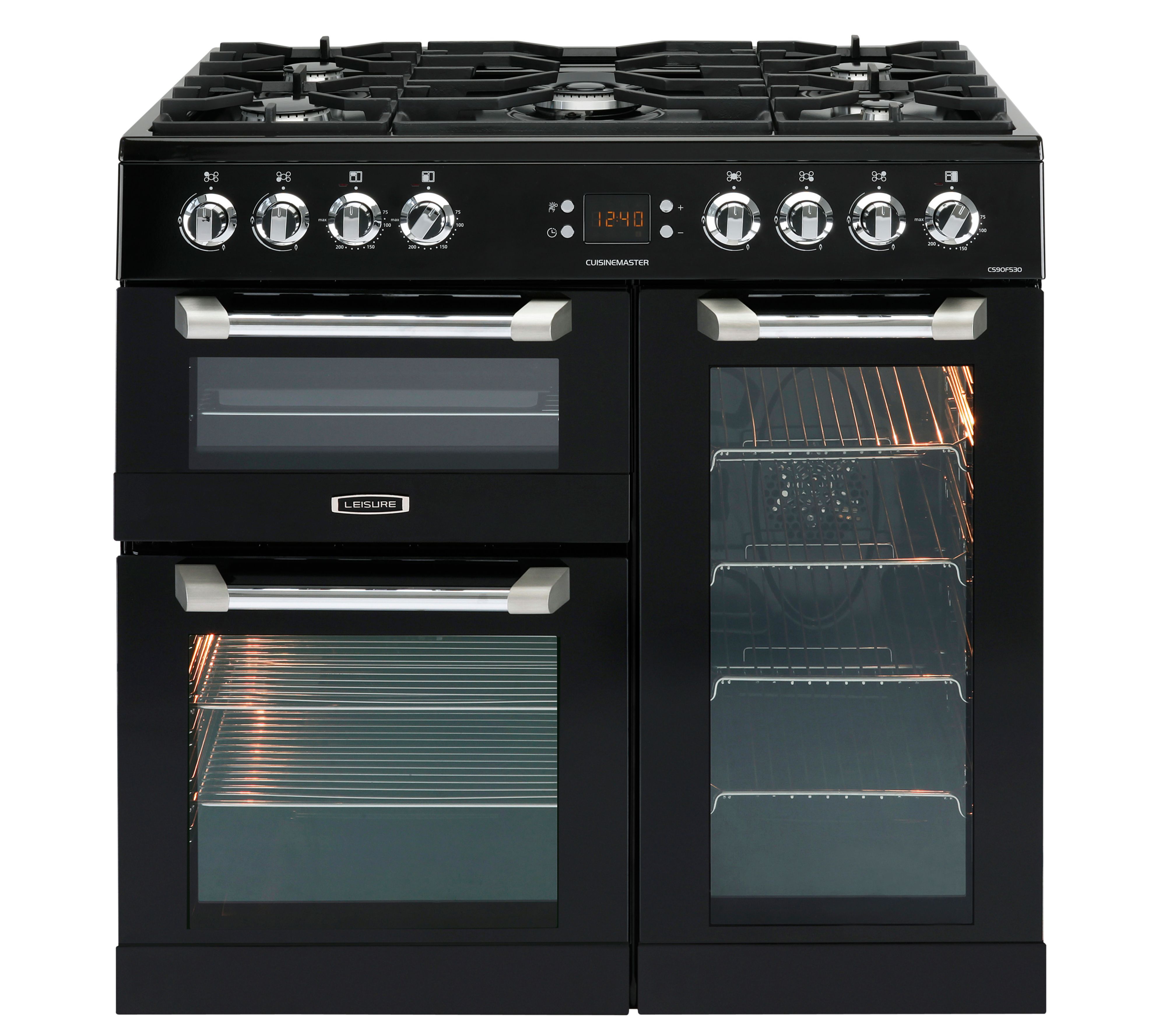 Leisure CS90F530K Freestanding Electric Range cooker with Gas Hob