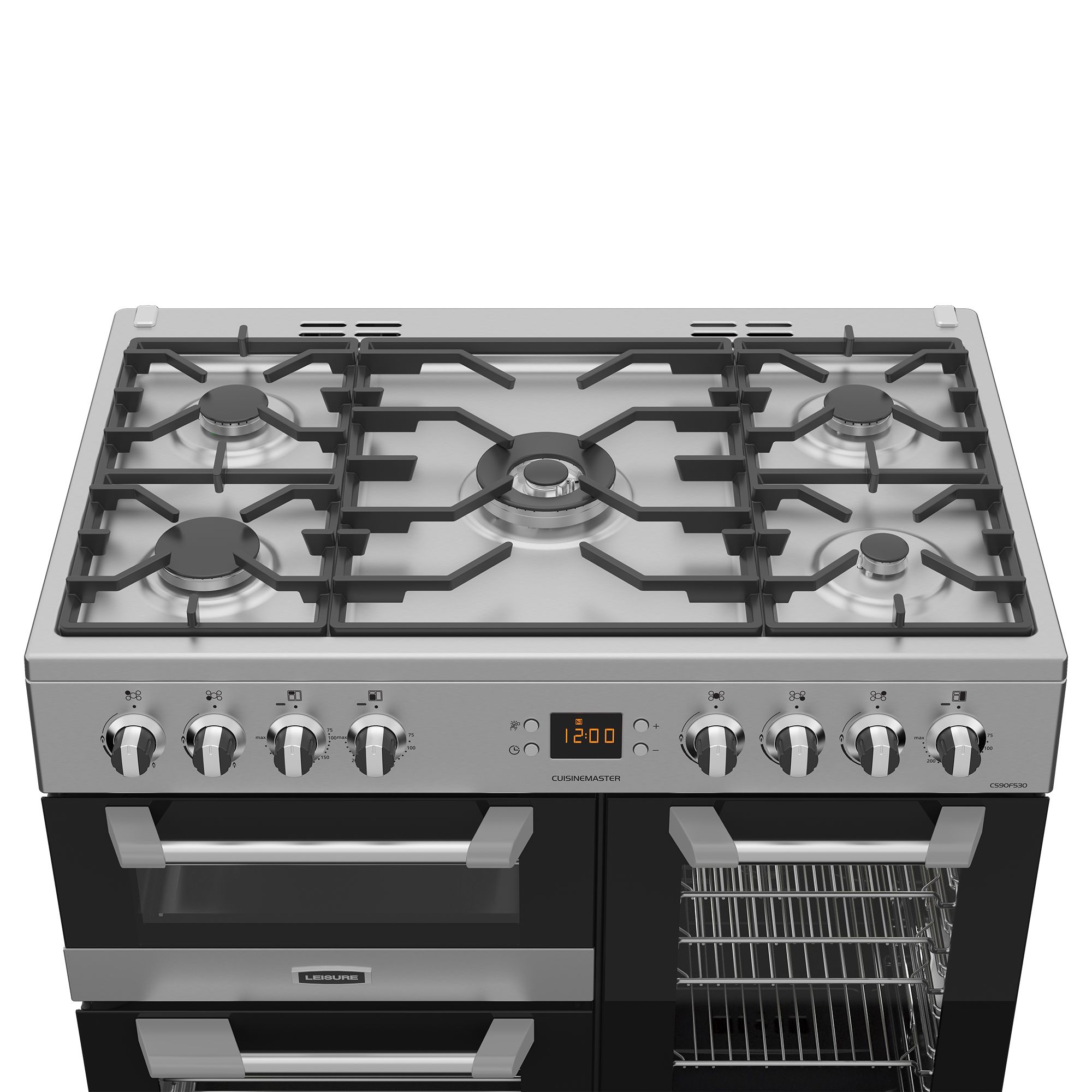 Leisure CS90F530X Freestanding Electric Range cooker with Gas Hob