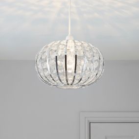 Leona Clear Beaded Light shade (D)27cm