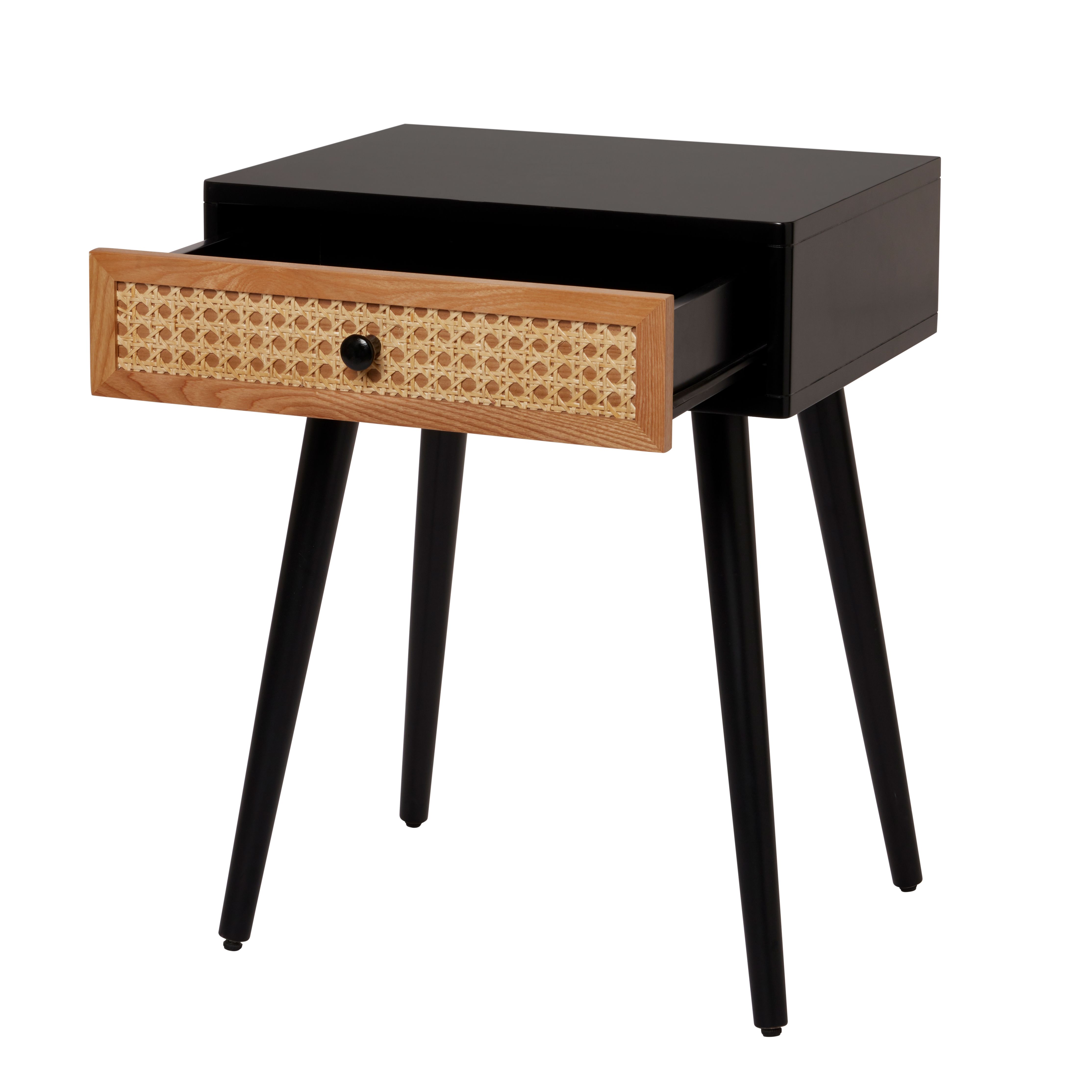 Rattan bedside deals table h&m