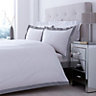 Lexington Grey & white Double Bedding set