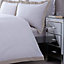 Lexington Taupe & white Double Bedding set
