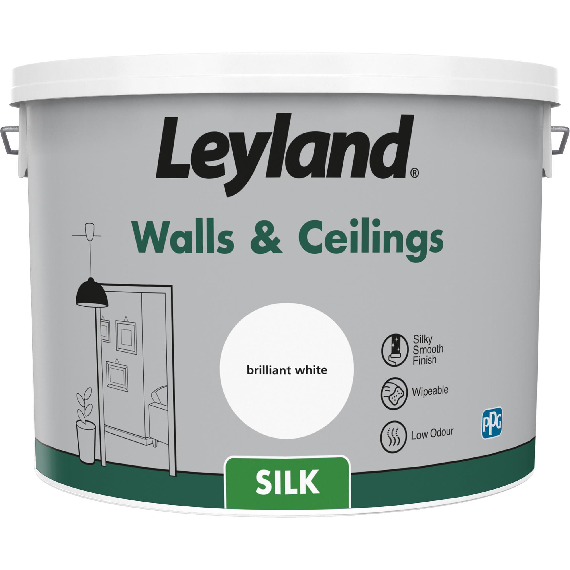 Leyland Contract Matt Brilliant White 10L - Orion Paints