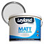 Leyland Grey harmony Matt Emulsion paint, 10L