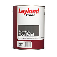 Leyland Trade Heavy duty Frigate Grey Satinwood Floor paint, 5L