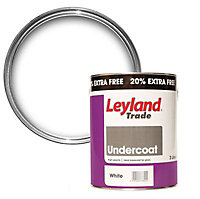 Leyland Trade Pure brilliant white Gloss Undercoat, 3L