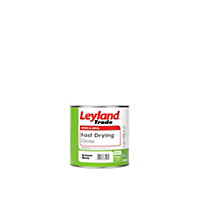Leyland Trade Quick Dry Pure brilliant white Gloss Metal & wood paint, 750ml