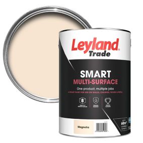Leyland Trade Smart Magnolia Mid sheen Multi-surface paint, 5L