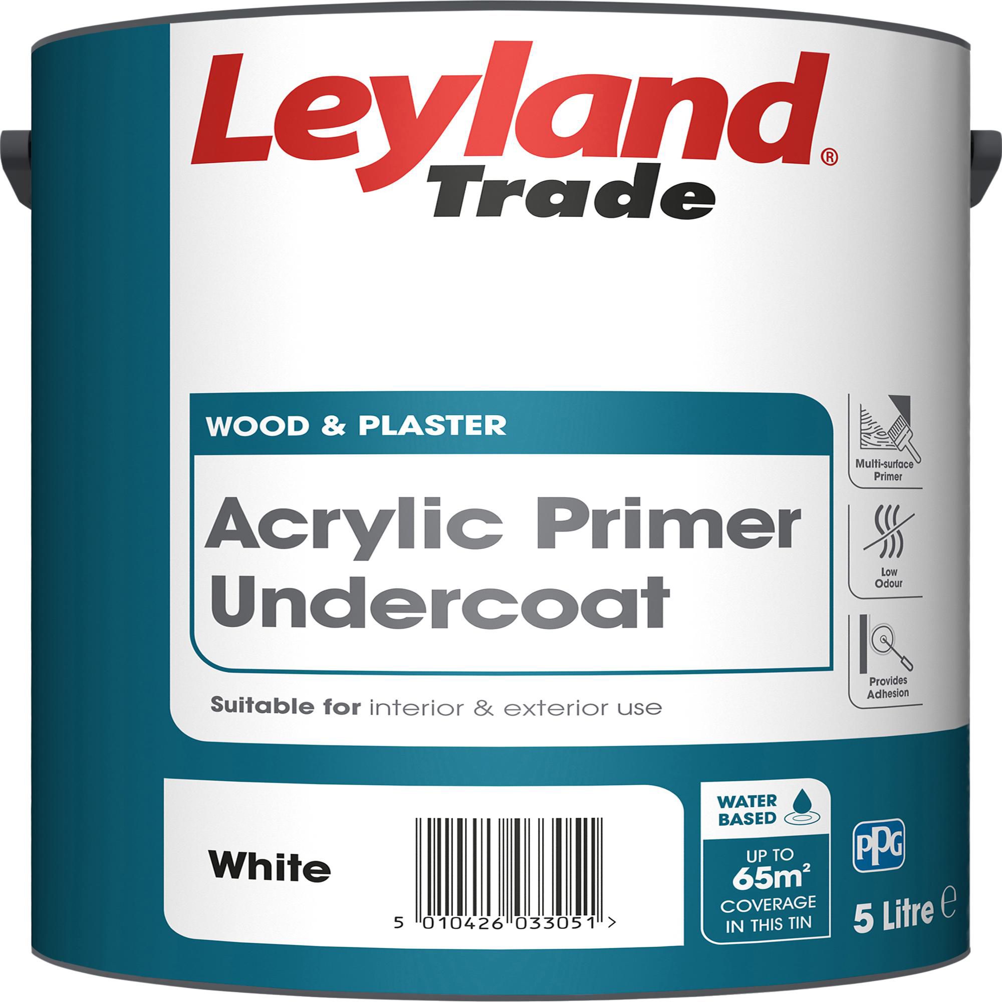 Leyland Trade Universal White Multi-surface Primer & undercoat, 5L