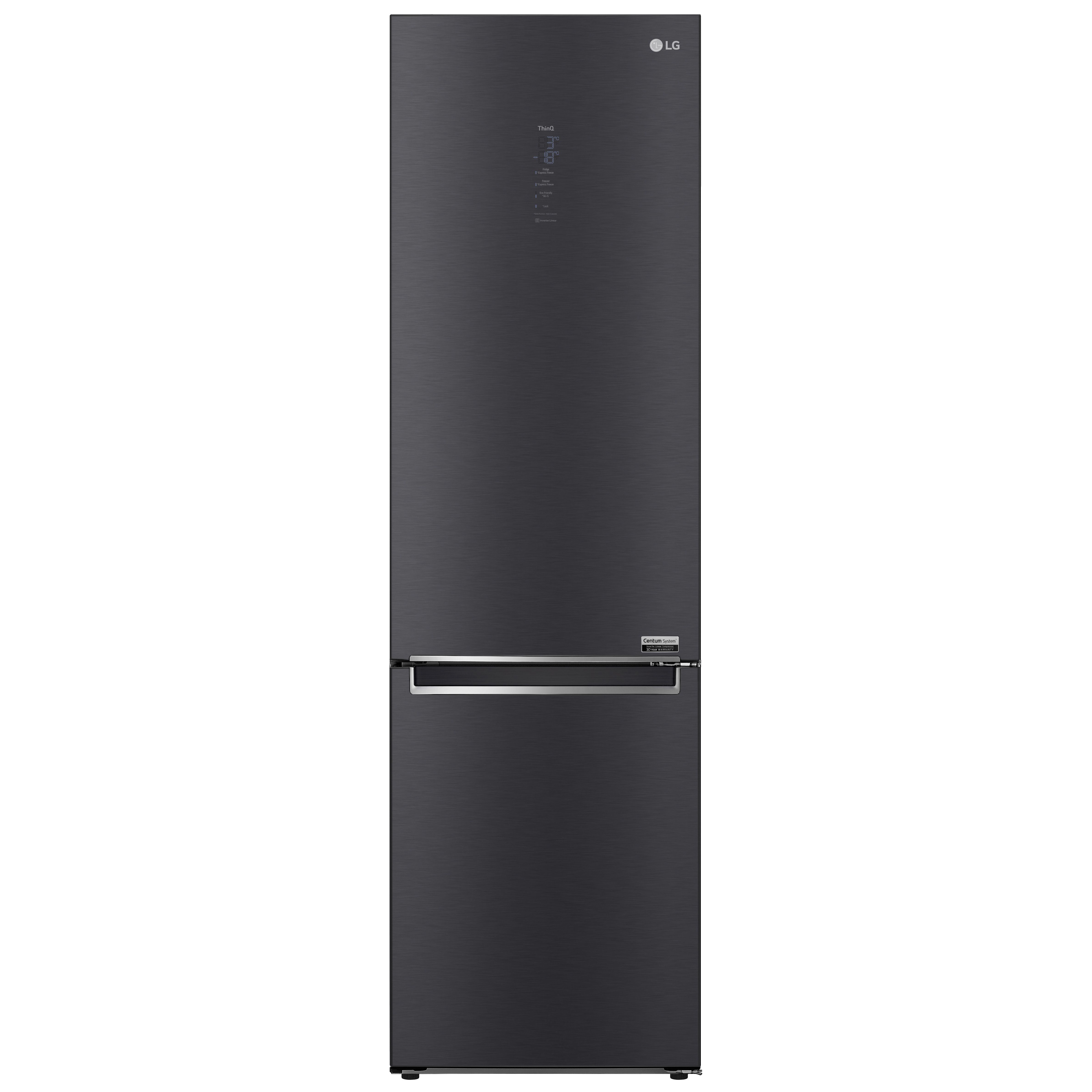 LG GBB92MCABP_BK Contemporary Freestanding Frost free Fridge freezer - Black