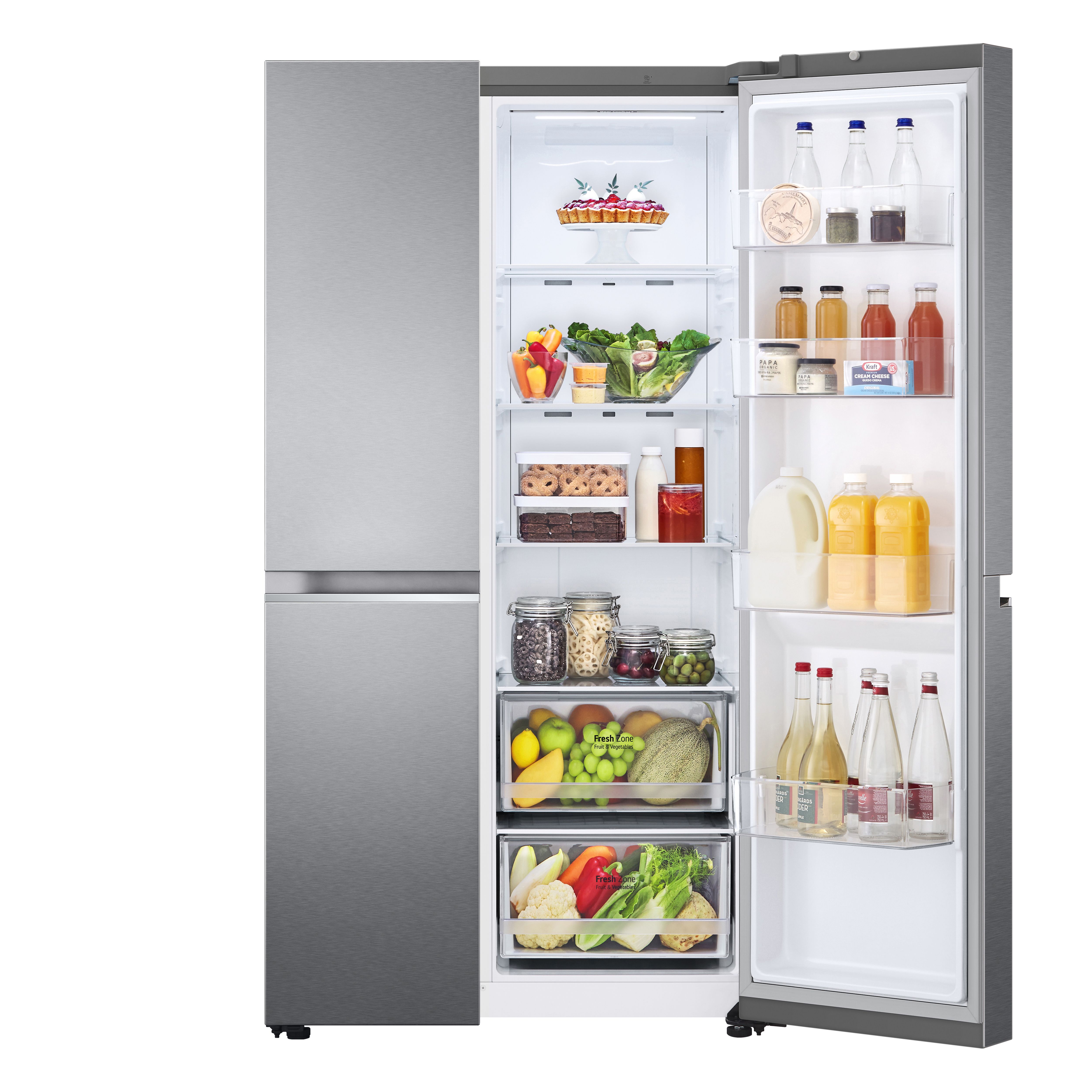 Graphite grey online fridge freezer