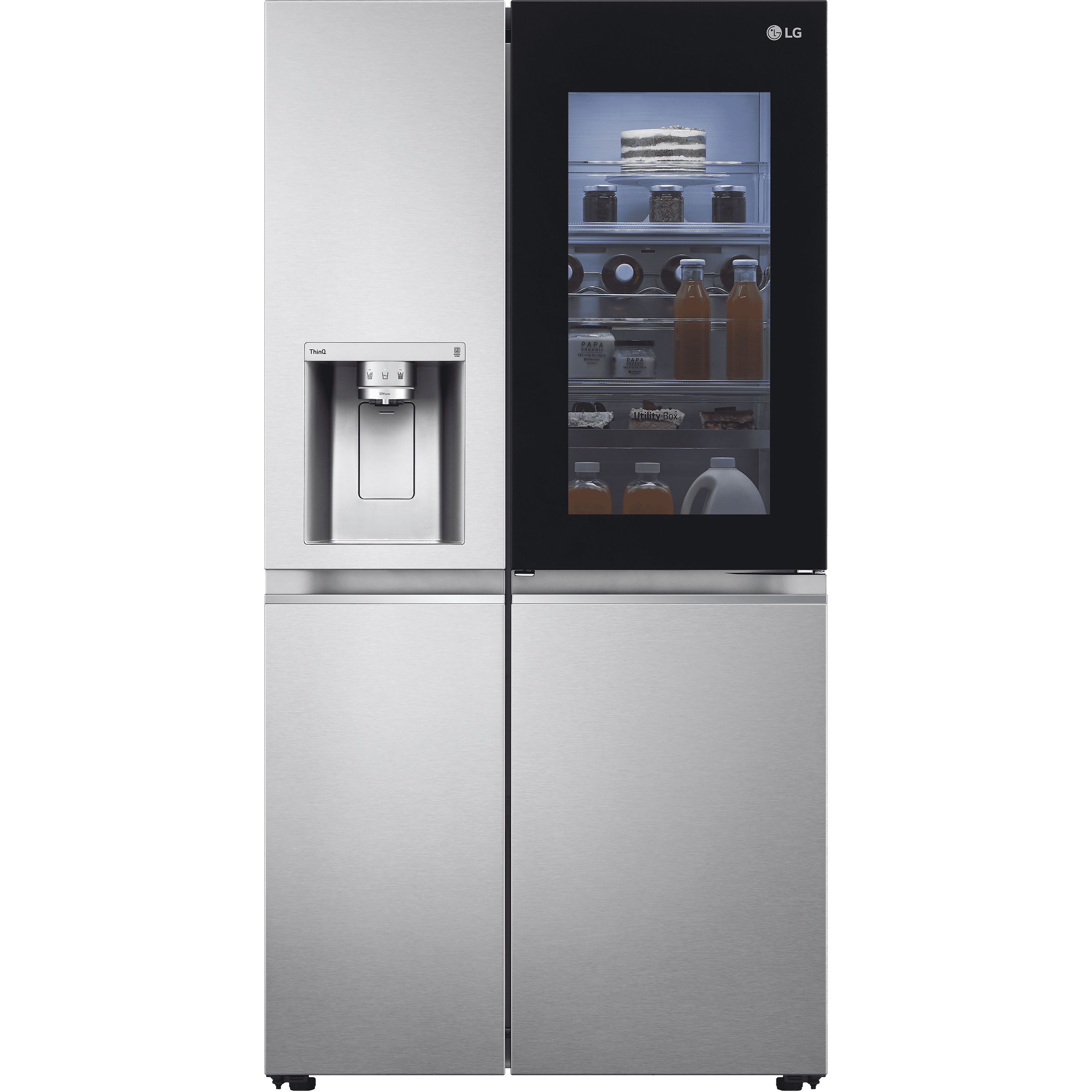 LG GBB61BLJEC_BK Freestanding Frost free Fridge freezer - Black