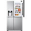 LG GSXV91BSAE American style Freestanding Frost free Fridge freezer - Stainless steel effect