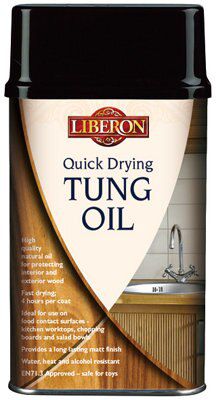 Liberon Quick Drying Clear Matt Wood oil, 1L