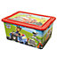 Licenced Homeware Multicolour Paw Patrol 35L Plastic Stackable Toy Storage box & Lid