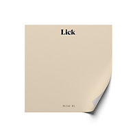 Lick Beige 01 Peel & stick Tester