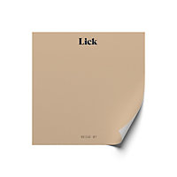 Lick Beige 07 Peel & stick Tester