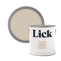 Lick Beige 10 Matt Emulsion paint, 2.5L
