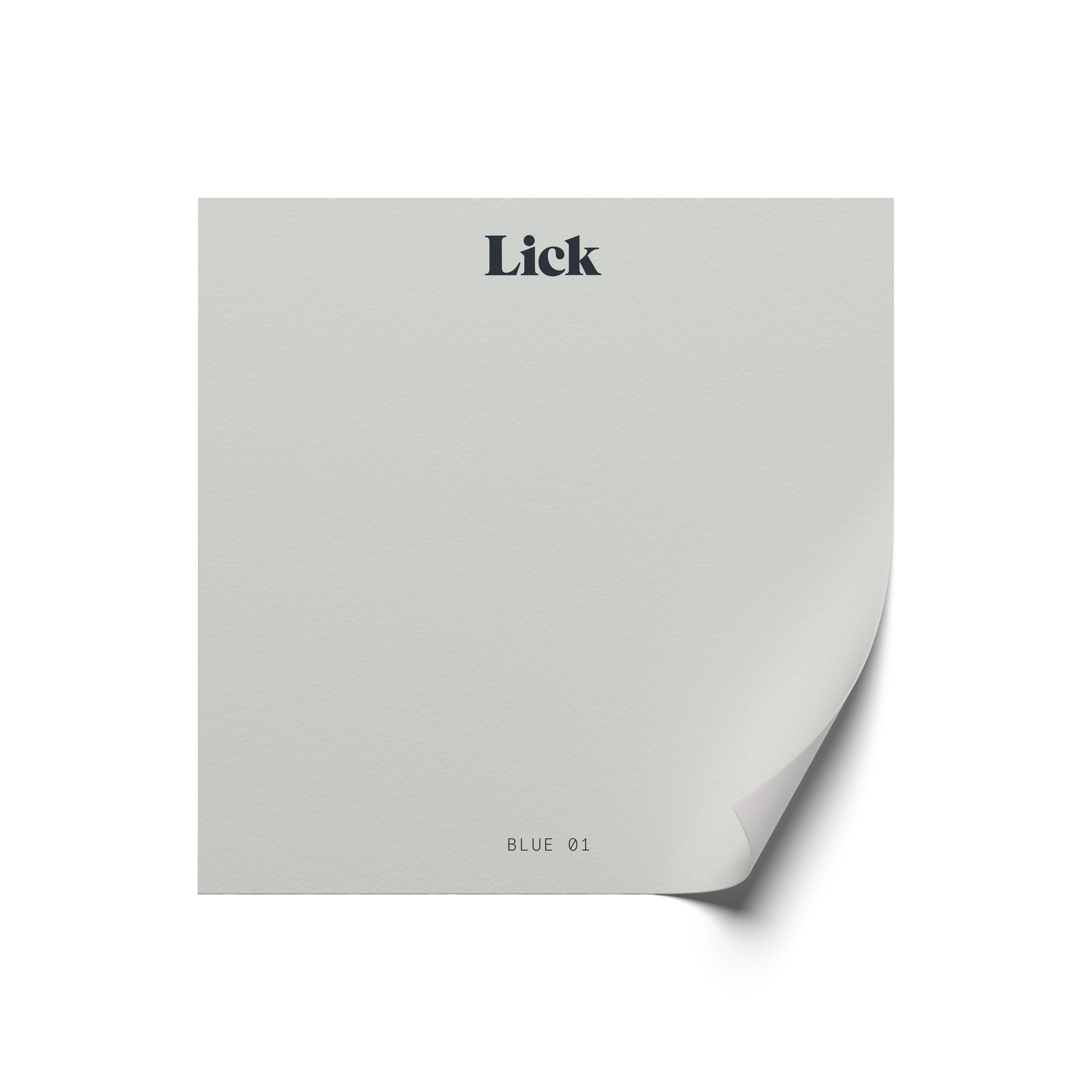 Lick Blue 01 Peel & stick Tester