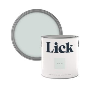 Lick Blue 02 Matt Emulsion paint, 2.5L