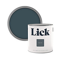 Lick Blue 07 Matt Emulsion paint, 2.5L