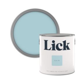 Lick Blue 08 Matt Emulsion paint, 2.5L