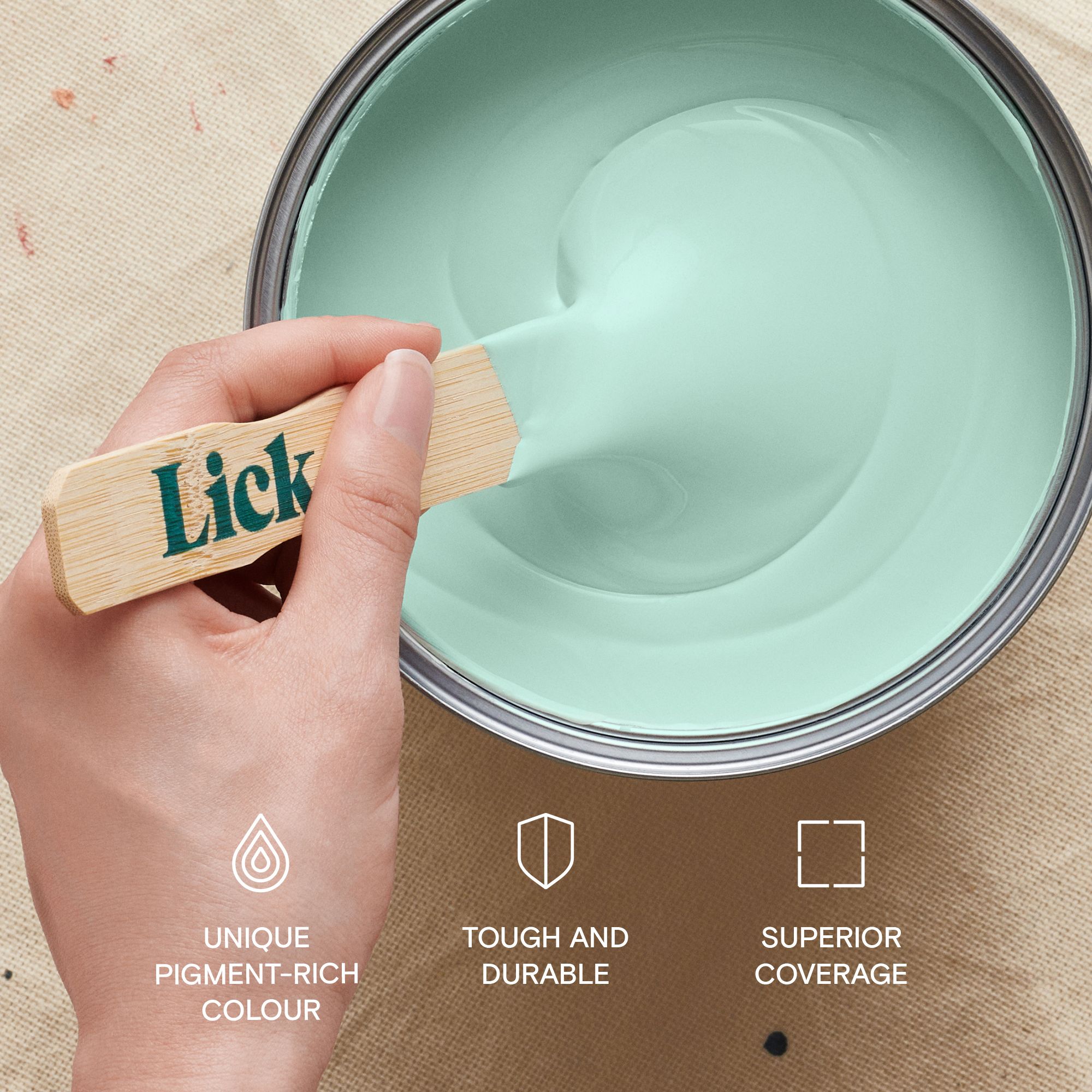 Lick Blue 09 Matt Emulsion paint, 2.5L
