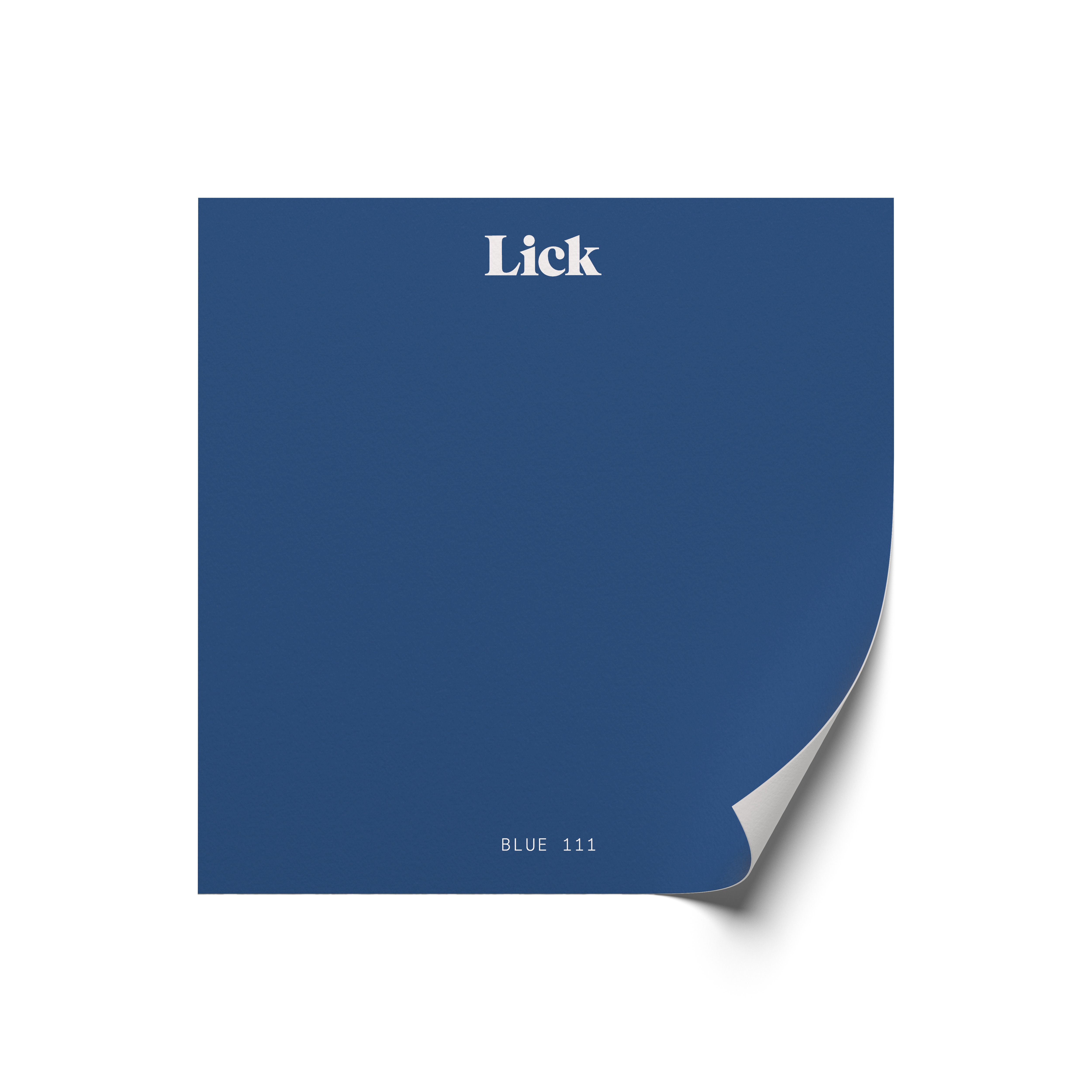 Lick Blue 111 Peel & stick Tester