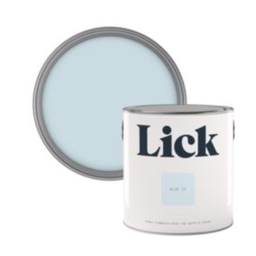 Lick Blue 15 Eggshell Emulsion paint, 2.5L