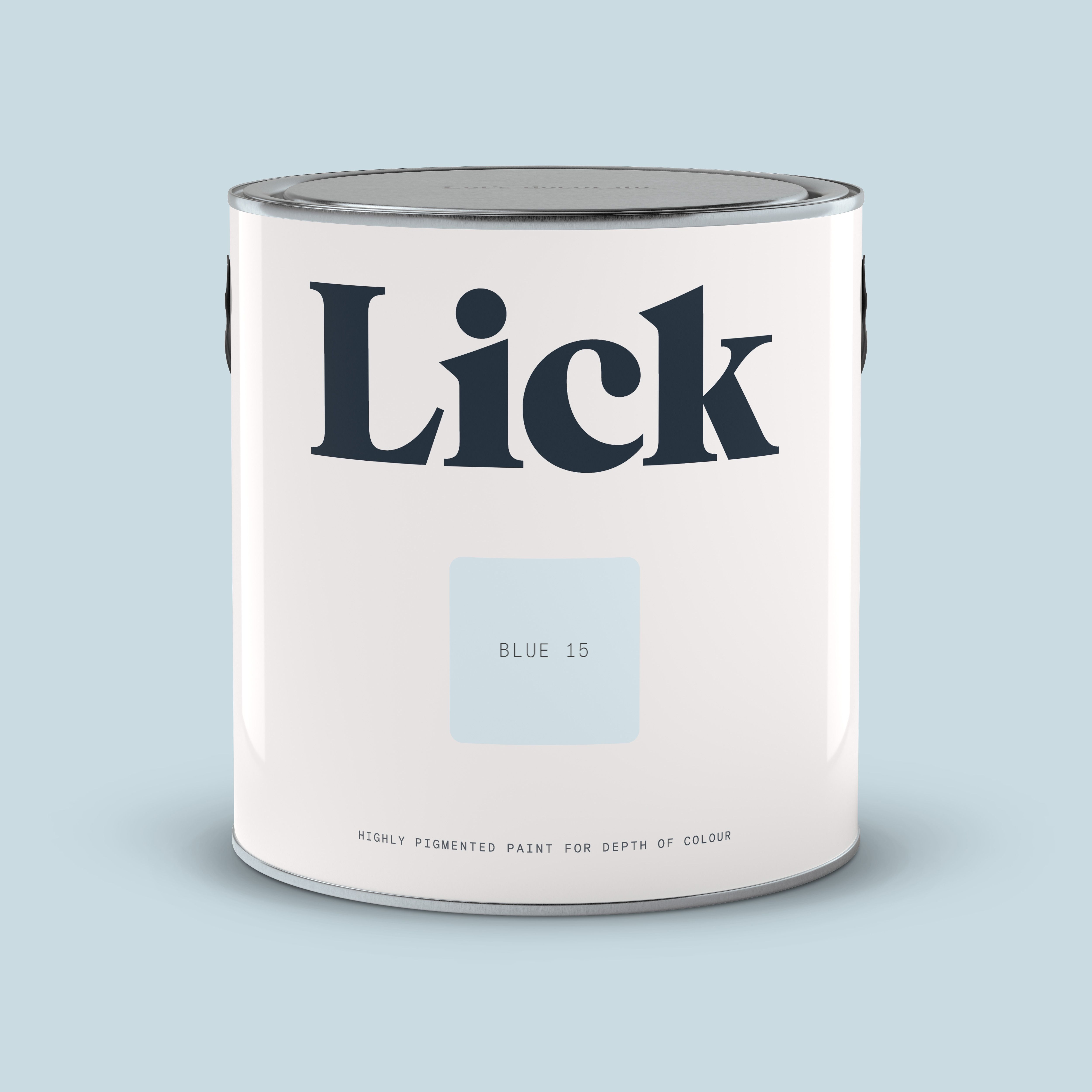 Lick Blue 15 Eggshell Wall & ceiling Emulsion paint, 2.5L