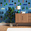 Lick Blue & Green Trees 02 Textured Wallpaper