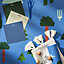 Lick Blue & Green Trees 02 Textured Wallpaper
