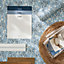 Lick Blue & White Clover 03 Textured Wallpaper