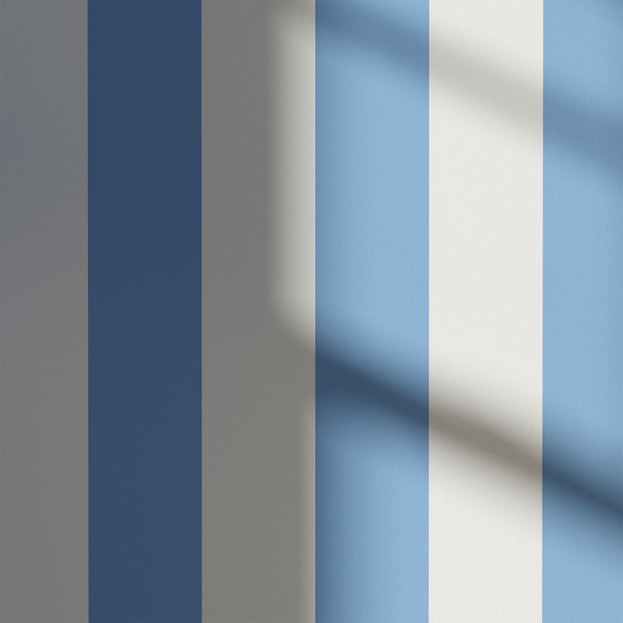 Lick Blue & White Painted Stripe 02 Textured Wallpaper