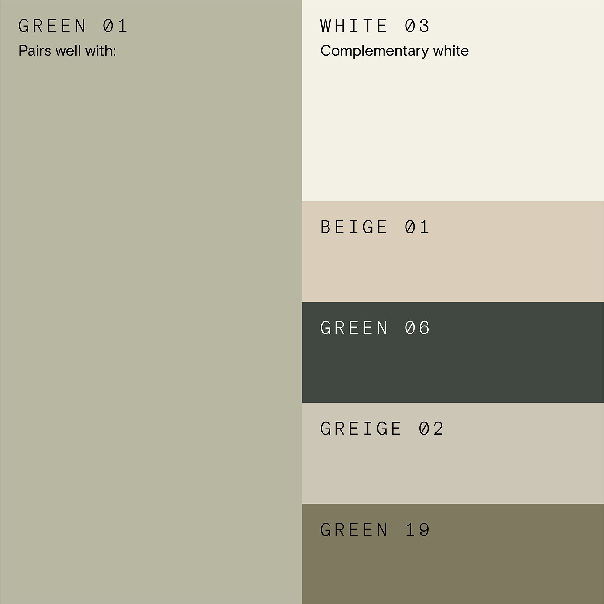 Lick Green 01 Matt Emulsion paint, 2.5L