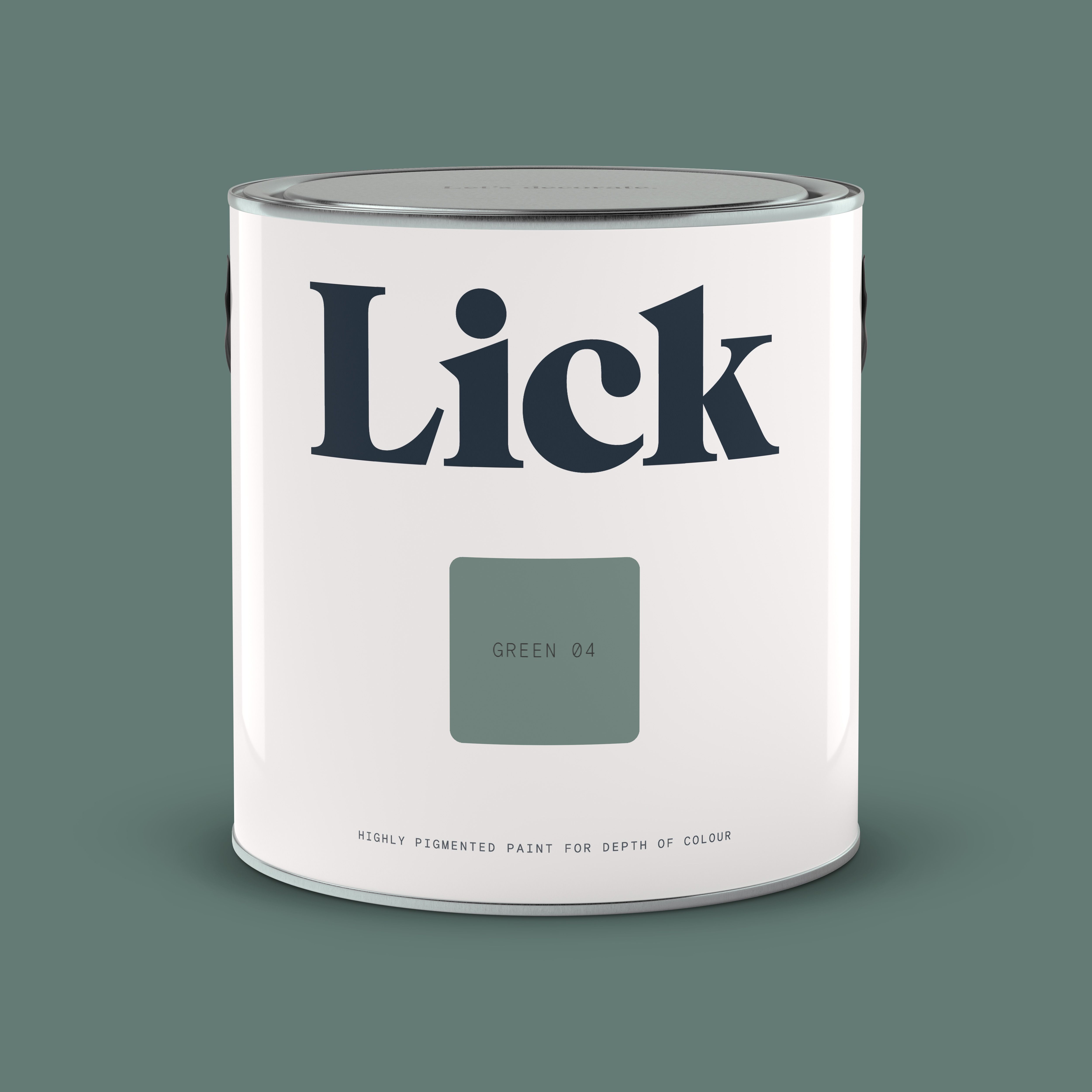 Lick Green 04 Matt Emulsion paint, 2.5L