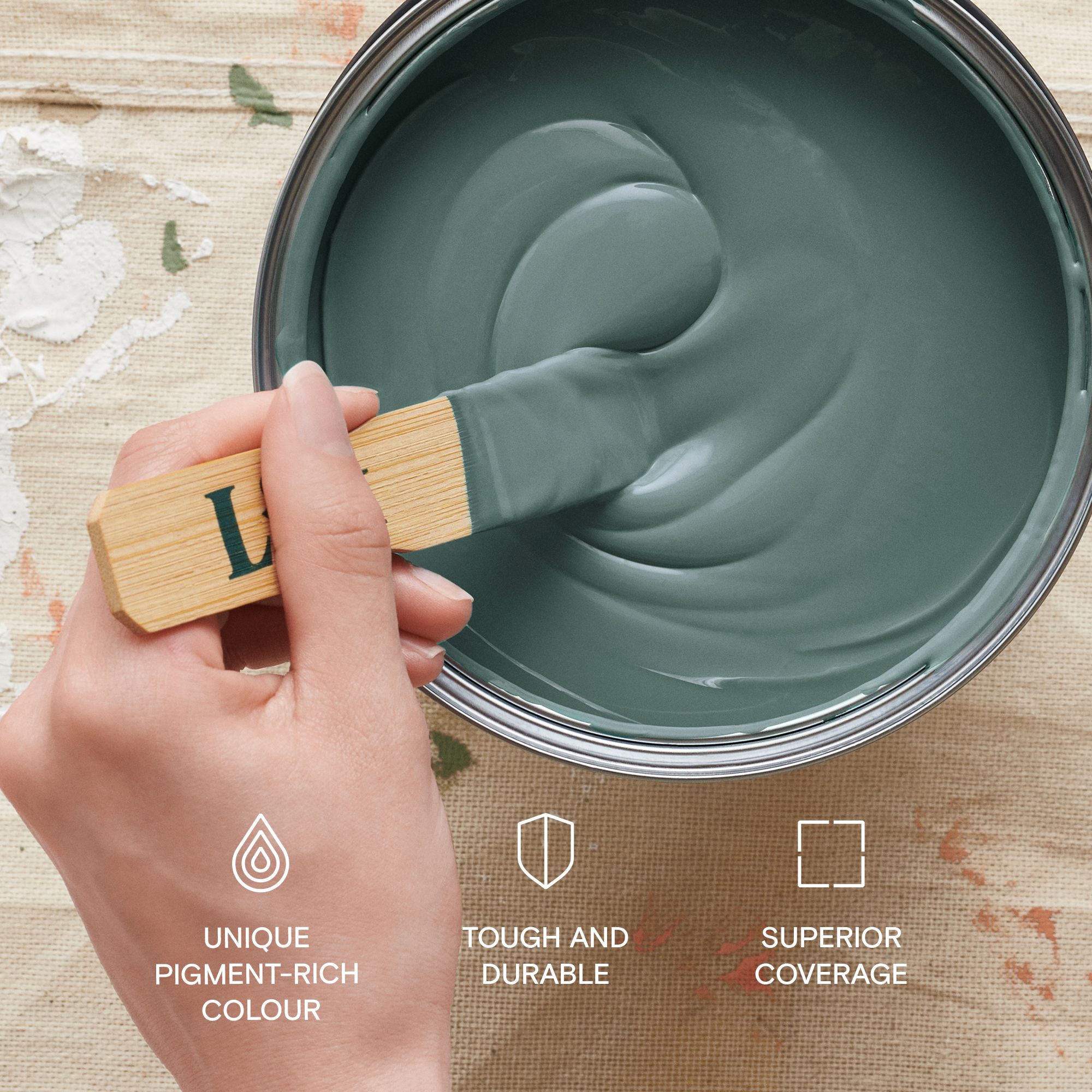 Lick Green 04 Matt Wall & ceiling Emulsion paint, 2.5L