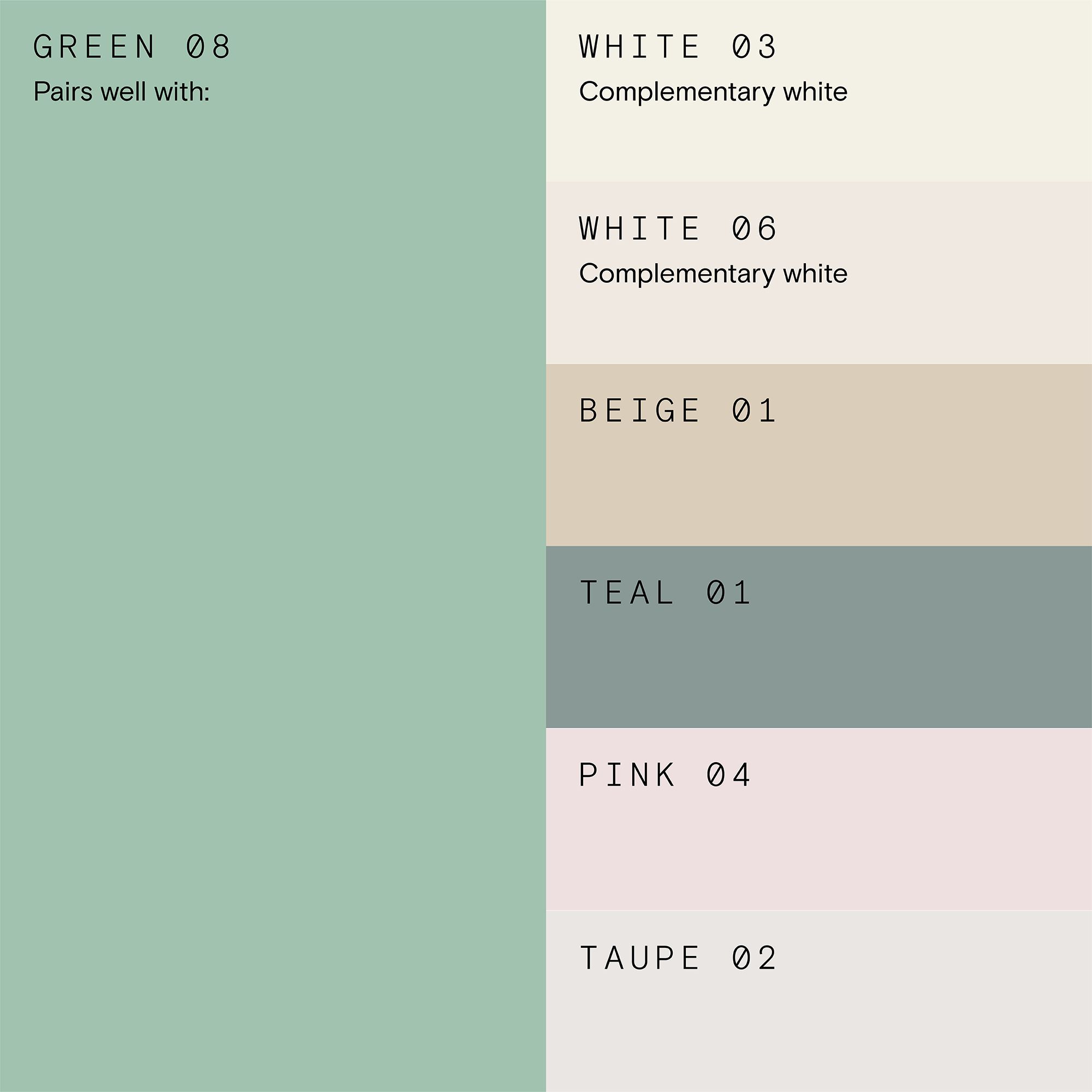 Lick Green 08 Matt Wall & ceiling Emulsion paint, 2.5L