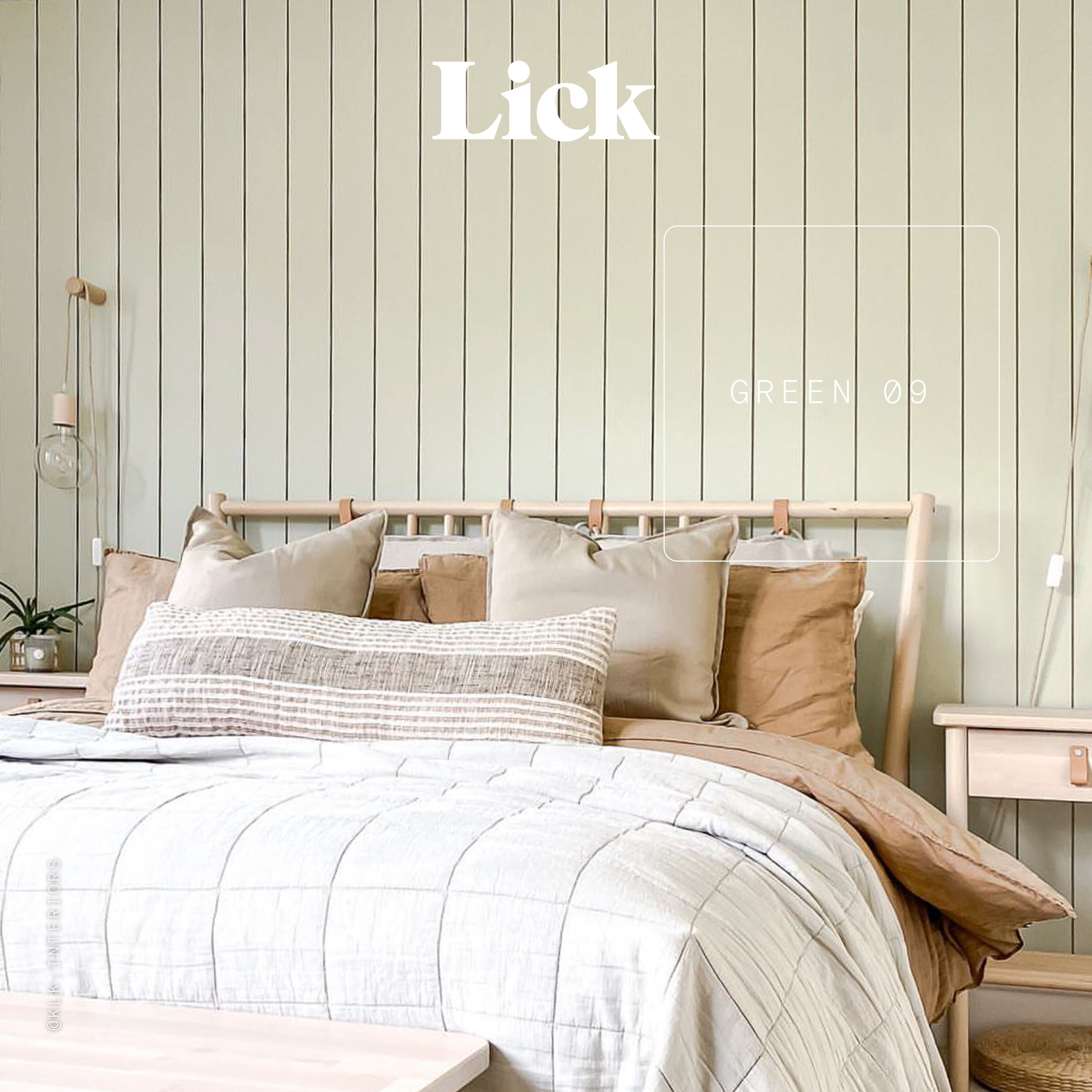 Lick Green 09 Eggshell Wall & ceiling Emulsion paint, 2.5L